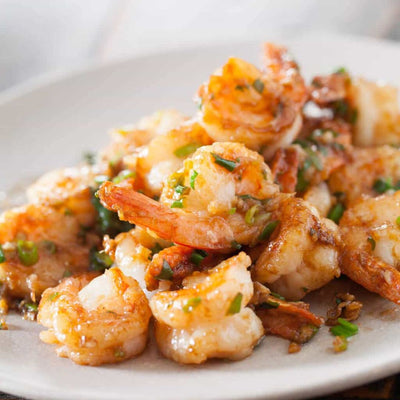 Shrimp Stir Fry Recipe with Garlic & Ginger