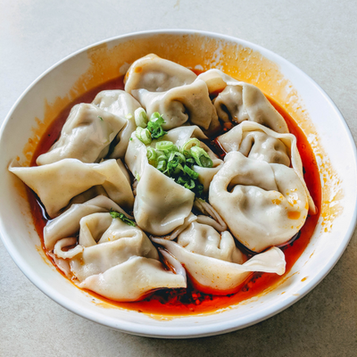 Sichuan Spicy Wonton in Chili Oil