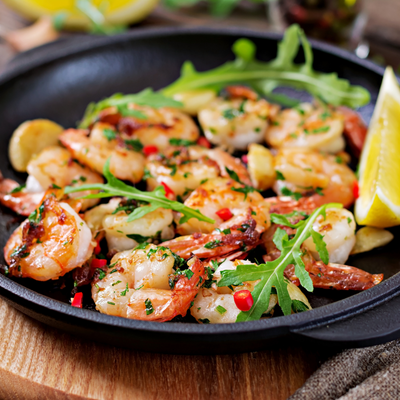 Shrimp Stir Fry Recipe with Garlic & Ginger