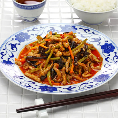 Sichuan Shredded Pork with Garlic Sauce (Yu Xiang Rou Si)