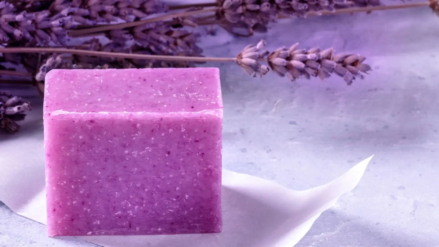 DIY Lavender Soap features Dry Lavender Flower Pods