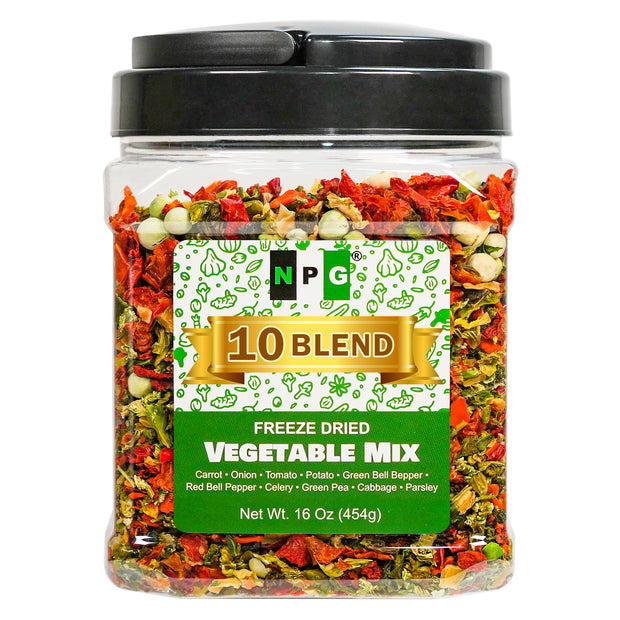 NPG Freeze-Dried Vegetable Mix 16 Oz (1 LB)