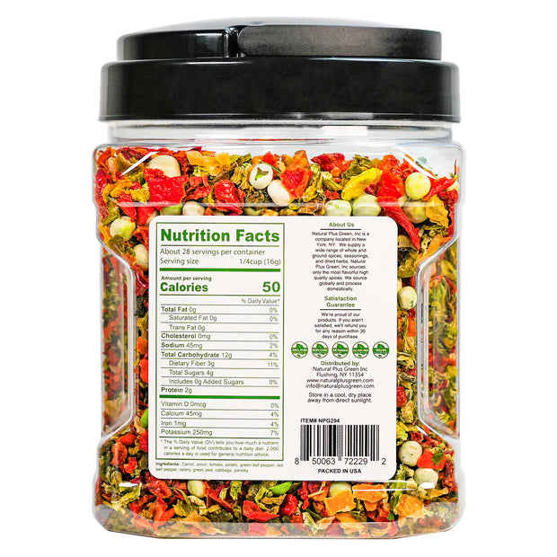 NPG Freeze-Dried Vegetable Mix 16 Oz (1 LB)