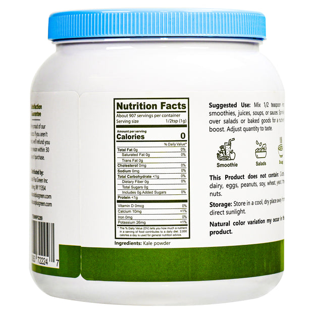 NPG Freeze-Dried Kale Powder 32 Oz (2 LB)