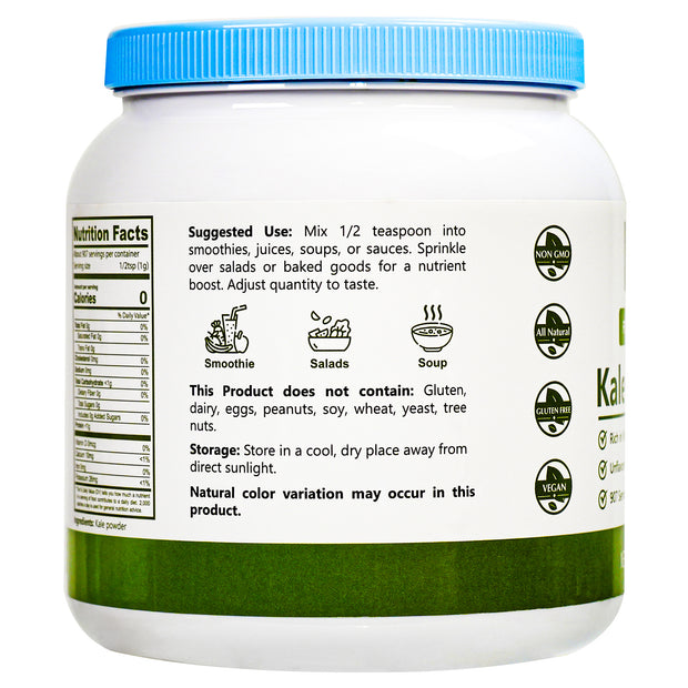 NPG Freeze-Dried Kale Powder 32 Oz (2 LB)
