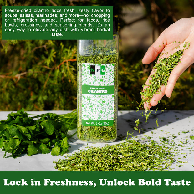 NPG Freeze-Dried Cilantro Leaves 3 Oz