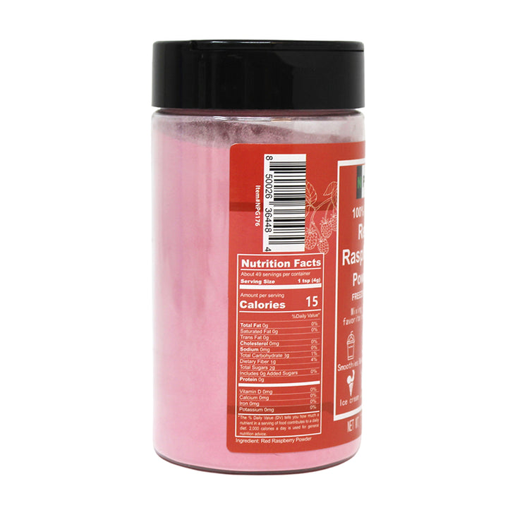 NPG Freeze Dried 100% Pure Red Raspberry Powder