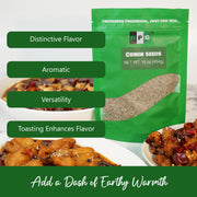 NPG Whole Cumin Seeds 16 Oz