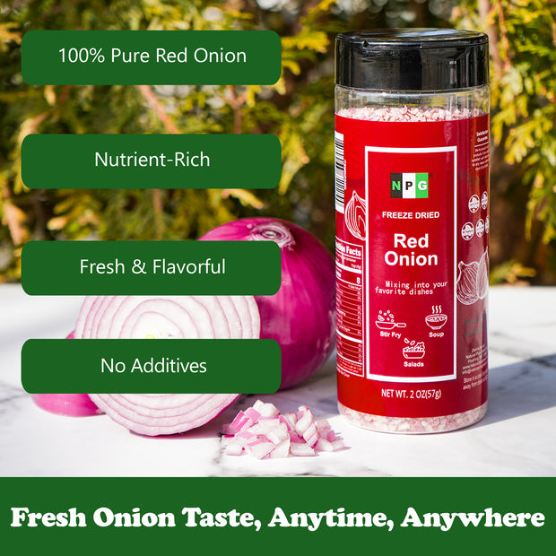 NPG Freeze-Dried Red Onion 2 Oz