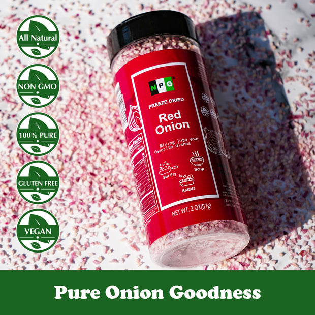 NPG Freeze-Dried Red Onion 2 Oz