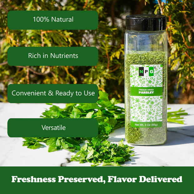 NPG Freeze-Dried Parsley Flakes 3 Oz