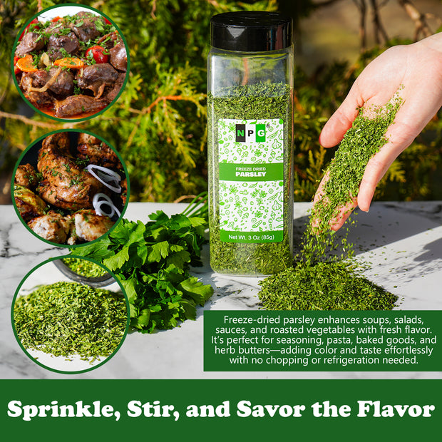 NPG Freeze-Dried Parsley Flakes 3 Oz