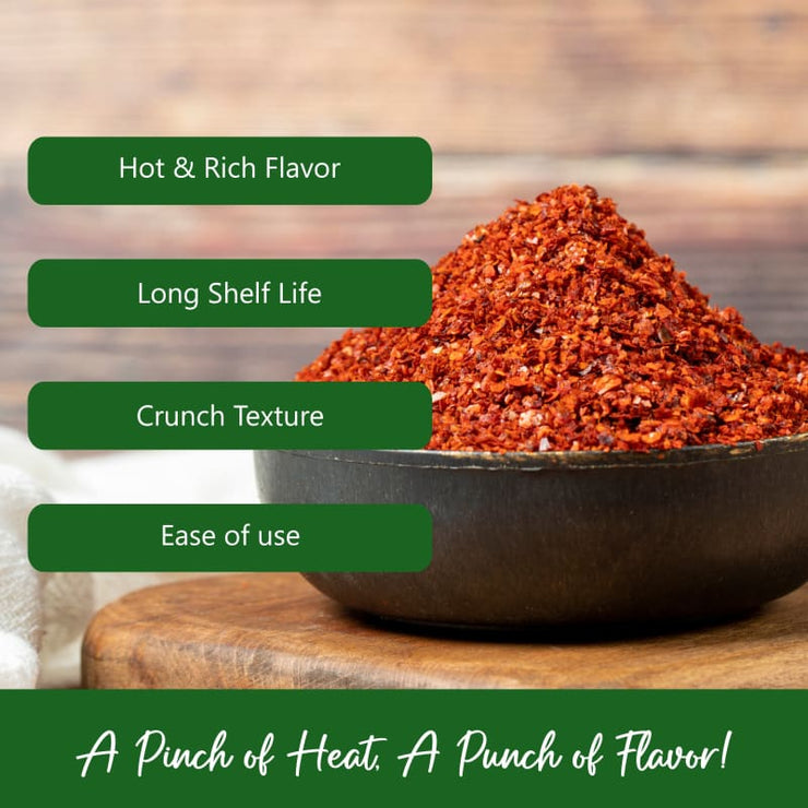 NPG Authentic Sichuan Chili Flakes 5 LB Bulk Medium Hot