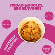 NPG Chili Oil Wide Noodles 3.7 Oz (Pack of 6)