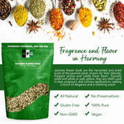 NPG Dried Jasmine Flowers Herbal Tea 16 Oz