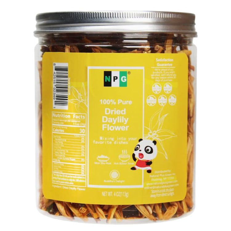 NPG Dry Daylily Flowers for Moo Shu Pork & More – Natural Plus Green