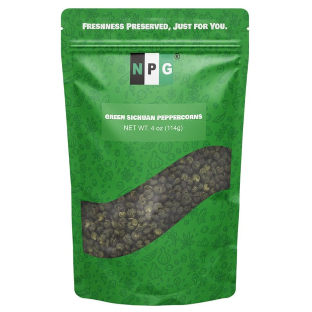 NPG Green Sichuan Peppercorns Whole 4 Oz