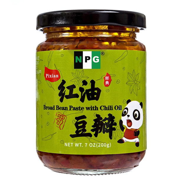 NPG Pixian Broad Bean Paste with Red Chili Oil 7 Oz