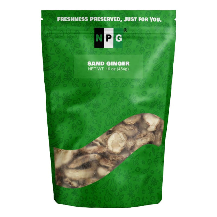 Sand Ginger Slices 16 Oz - Greater Galangal Spice – Natural Plus Green