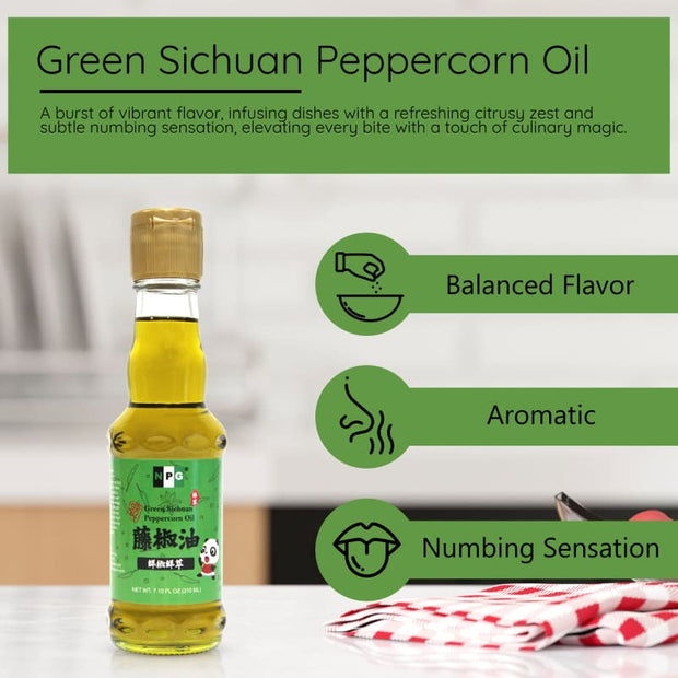 NPG Sichuan Green Peppercorn Oil 7.1 Fl Oz