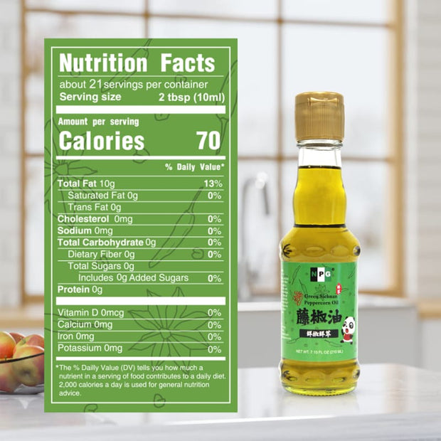 NPG Sichuan Green Peppercorn Oil 7.1 Fl Oz